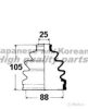 ASHUKI M168-10 Bellow Set, drive shaft